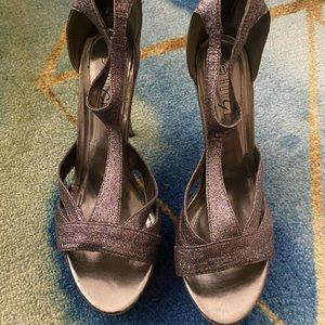 Purple Glitter Heels